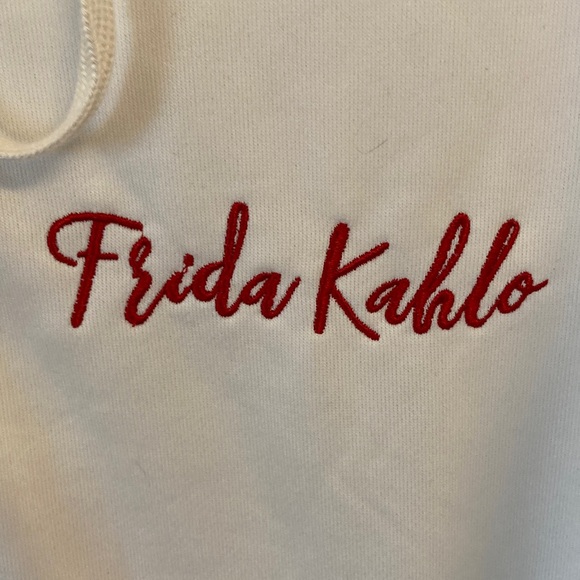 NWT Frida Kahlo x Shein Graphic Zip Front  Hoodie - Picture 5 of 10